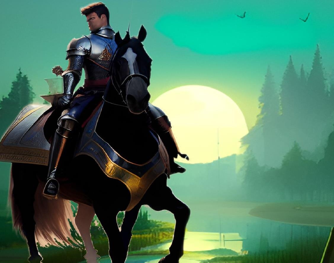 про пятую ногу не спрашивайте! Это всё нейросеть. Мне просто очень уж образ понравился:) 