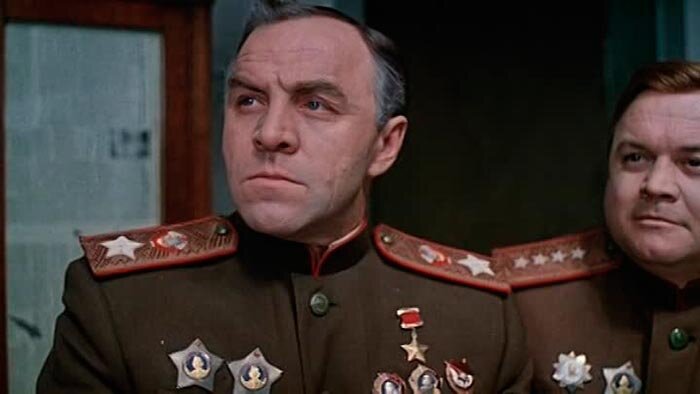 Михаил Ульянов в роли Георгия Жукова в эпопее «Освобождение»