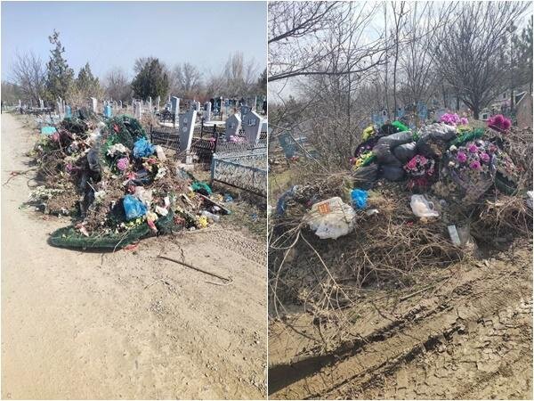 Когда убирают венки с кладбища. Мусорная свалка. Кладбище. Кладбище фото.