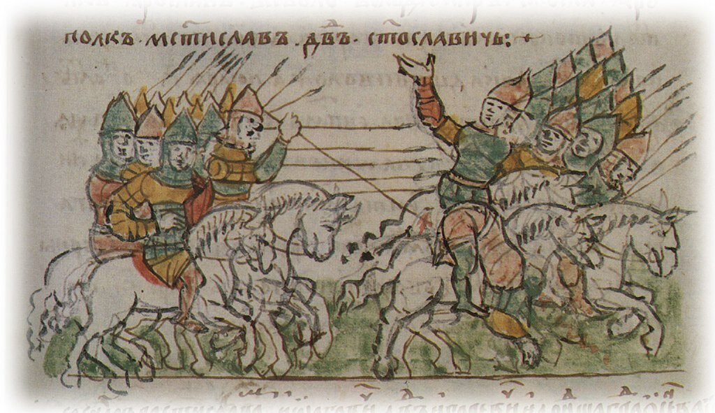 Битва при Салнице. Миниатюра из Радзивилловской летописи.