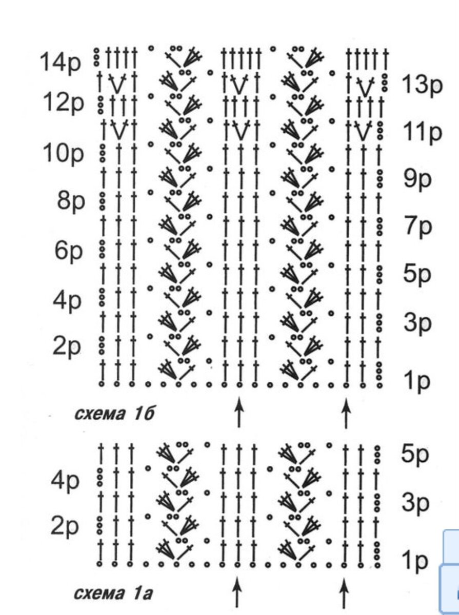 Вязание крючком узоры со схемами для кардигана