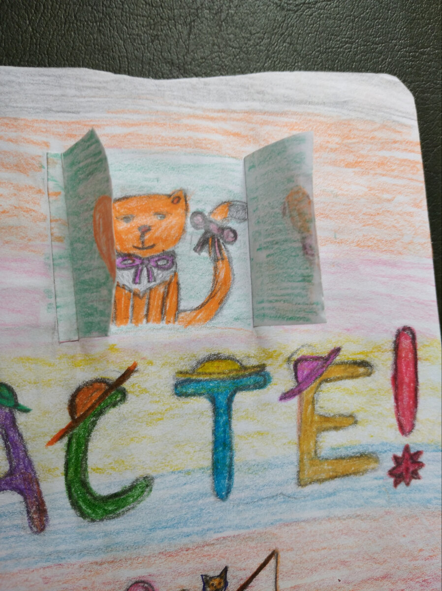 Окошко открыли, а в нем кошка )