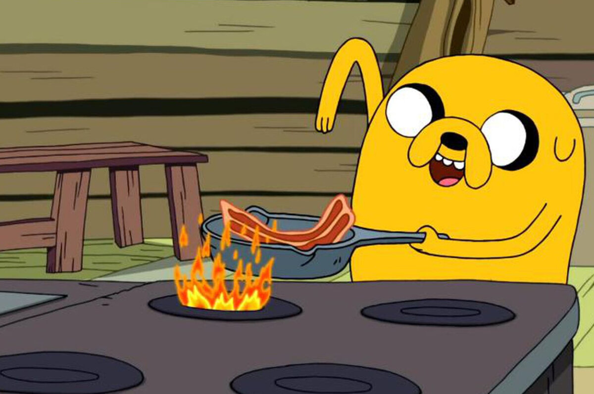 Bacon pancakes, making bacon pancakes!