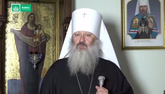 Скриншот с видео выступления митрополита Павла