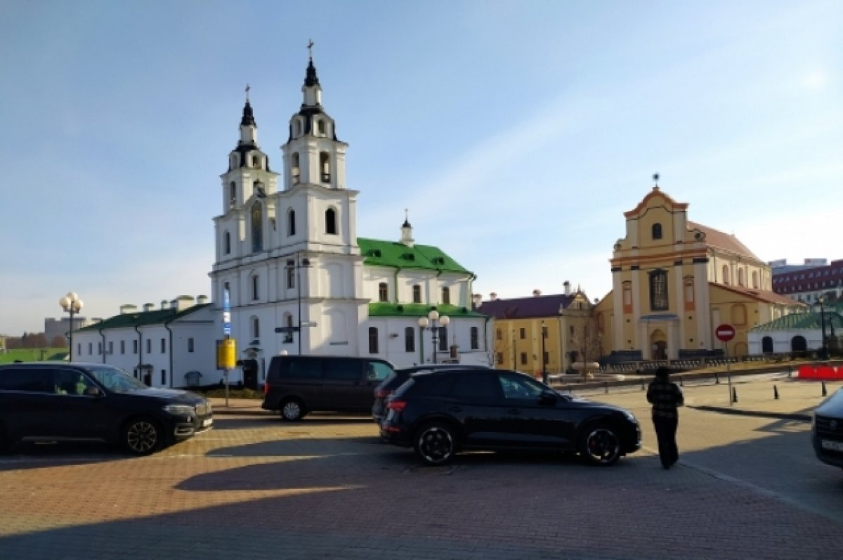    В Старом (Верхнем) городе в Минске.