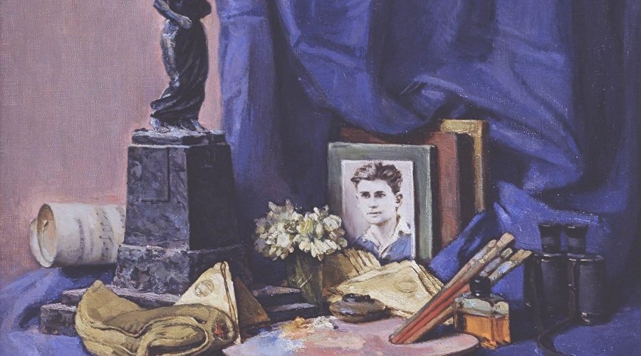 Натюрморт Николая Барсамова «Никто не забыт и ничто не забыто» // Фото: пресс-служба Симферопольского художественного музея