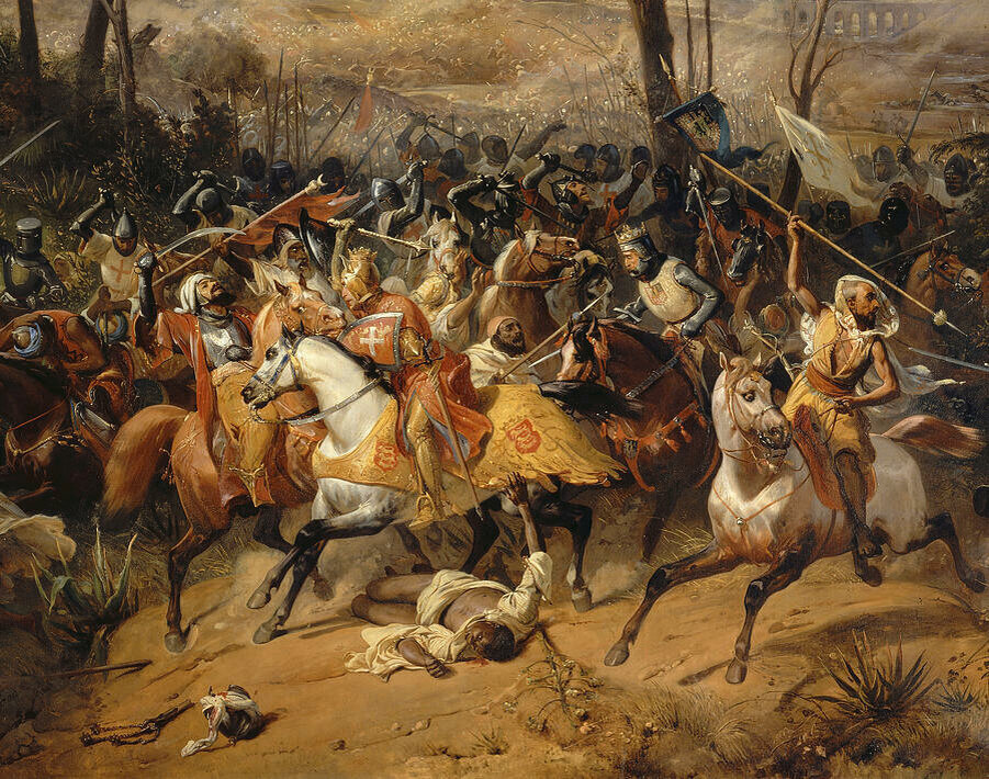 Ричард Львиное сердце в битве при Арсуфе