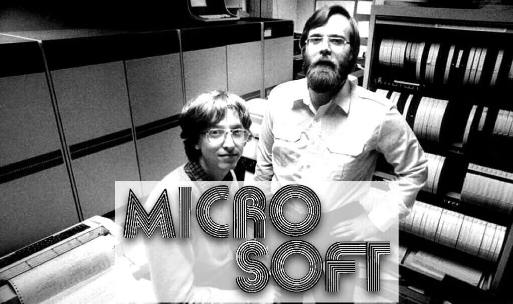 Microsoft первый. Пол Аллен 1975. Билл Гейтс и пол Аллен 1975. Билл Гейтс 1975. Билл Гейтс и пол Аллен Майкрософт.