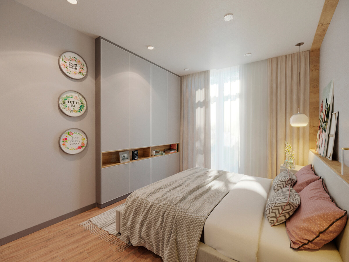 Без излишеств, но очень мило. Приятный, эргономичный интерьер в скандинавском стиле