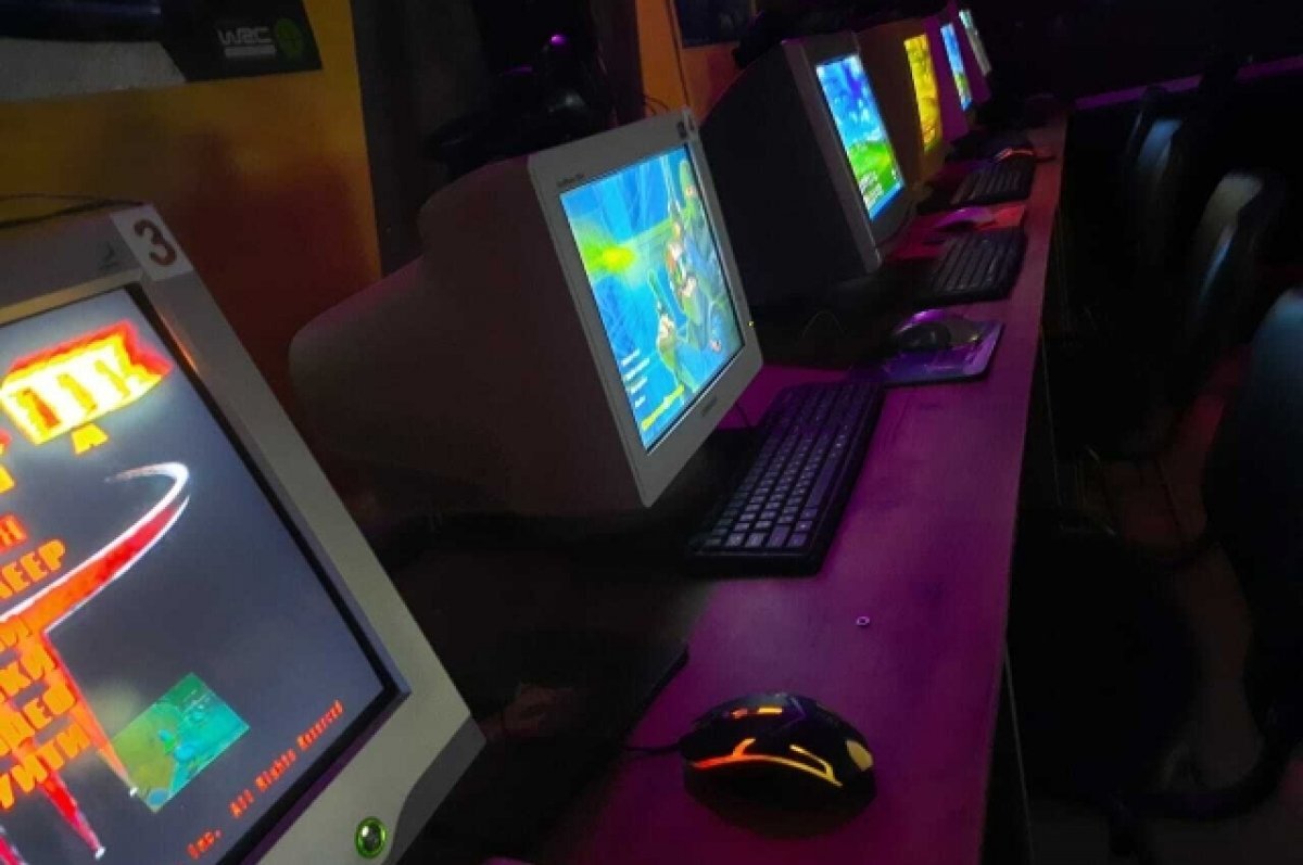    На компьютерах любимые многими игры «Контр Страйк», «Вар Крафт», «ГТА Вайс Сити».