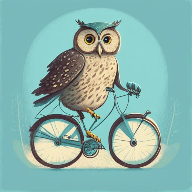 Сказки на ночь - Сова на велосипеде.