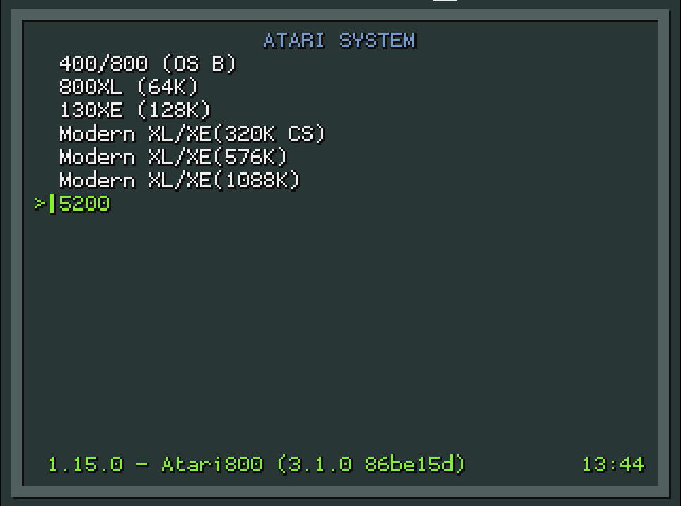 Запуск игр Atari 5200 на RetroPie