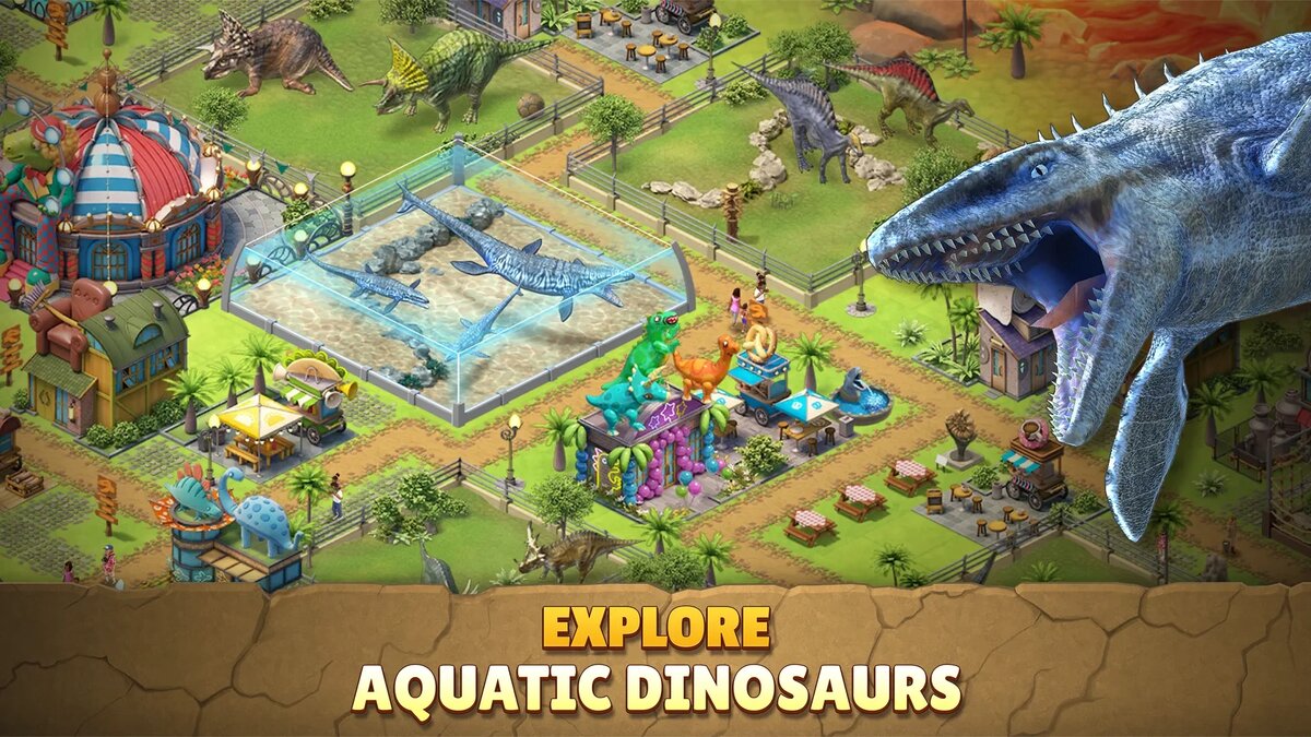 Jurassic Dinosaur: Park Game — мобильная игра по «Парку Юрского периода» |  App-Time.ru | Дзен