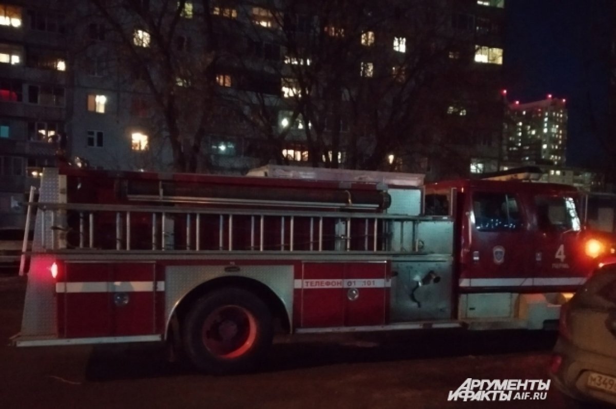    В МЧС рассказали о пожаре рядом с автовокзалом в Перми