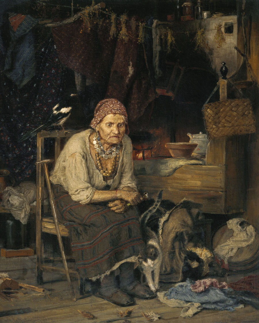 Константин Савицкий. С нечистым знается, 1879