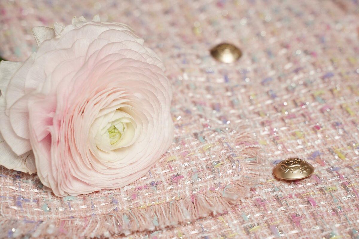 Твидовая ткань, платье фирмы URS