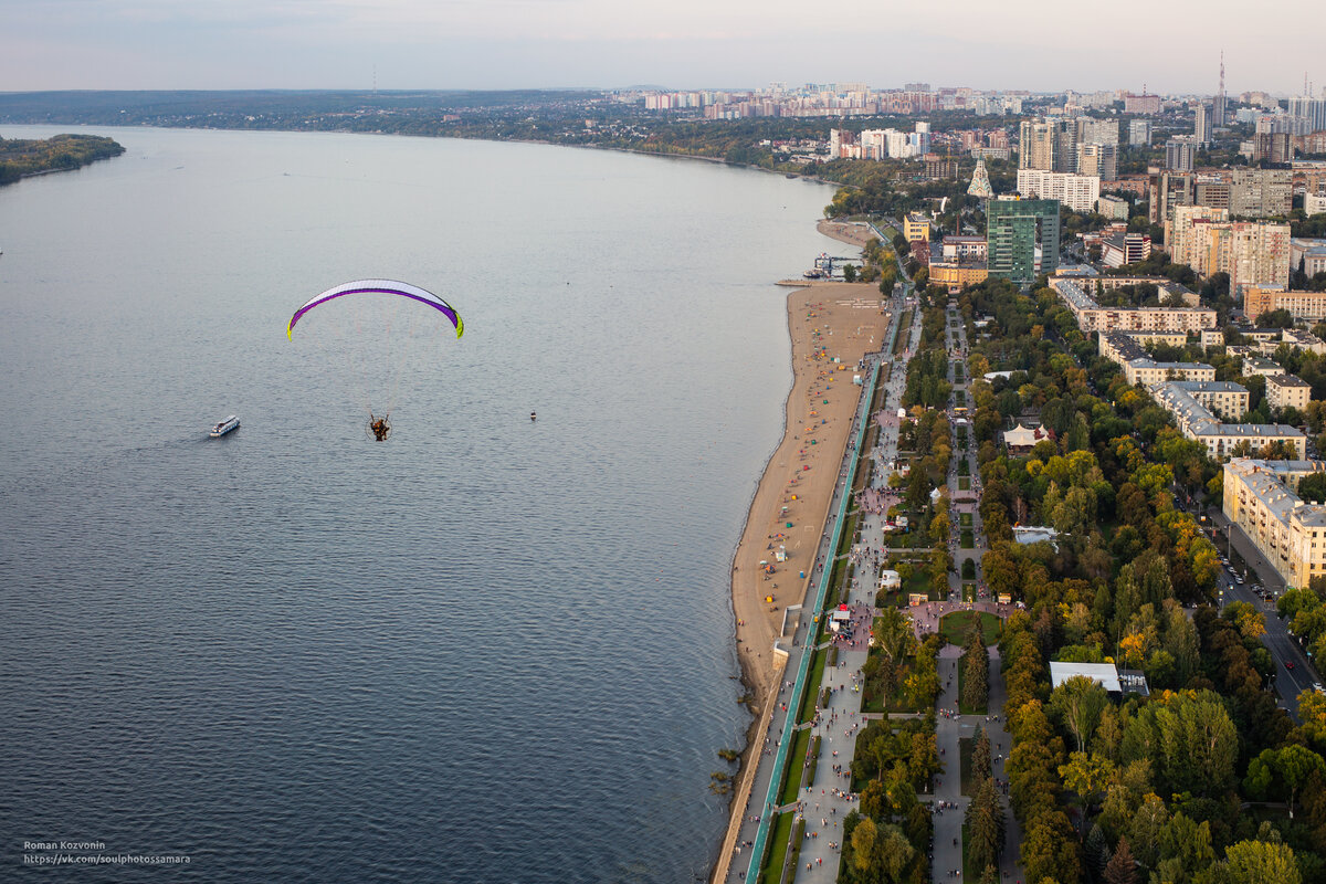 самара волга пляж