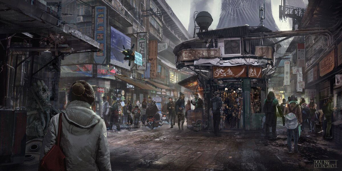 Средневековье будущего. Sci Fi City трущобы. Киберпанк 2077 трущобы. Cyberpunk улица трущобы. Фэнтези арт трущобы киберпанк