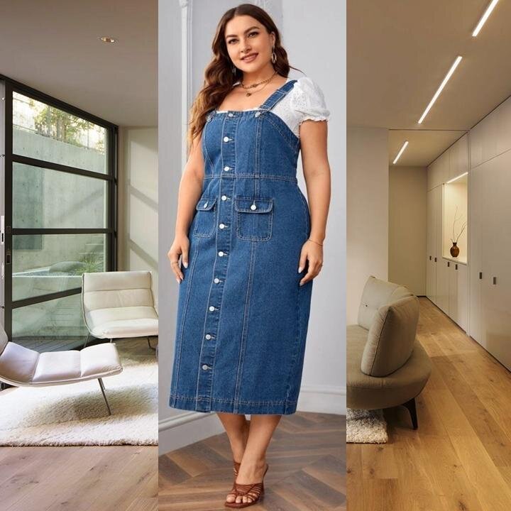 Джинсовый сарафан