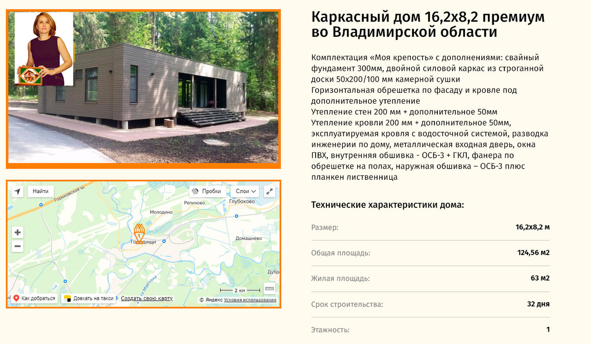 Построенные дома