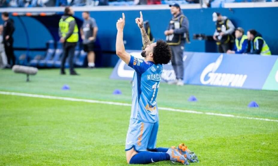    Клаудиньо стал автором первого гола в золотом матче. Фото: Соцсети ФК «Зенит»