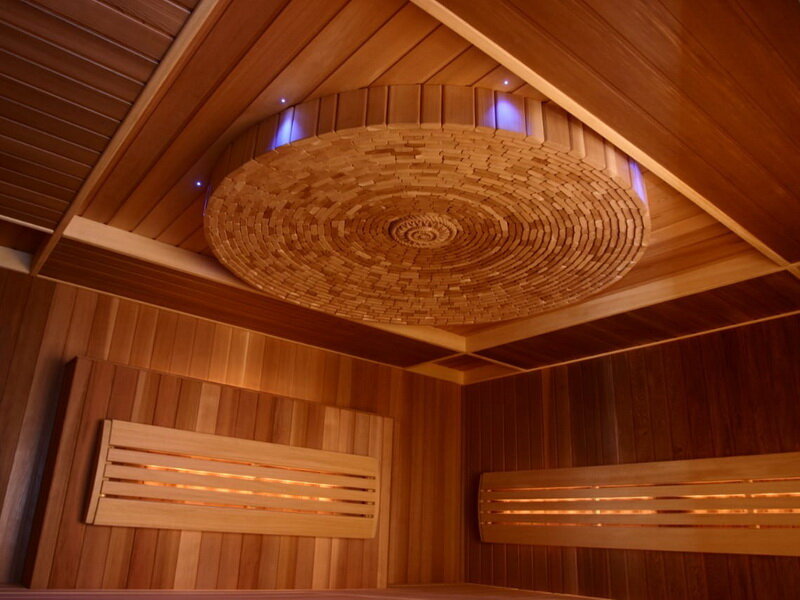 потолок из дерева