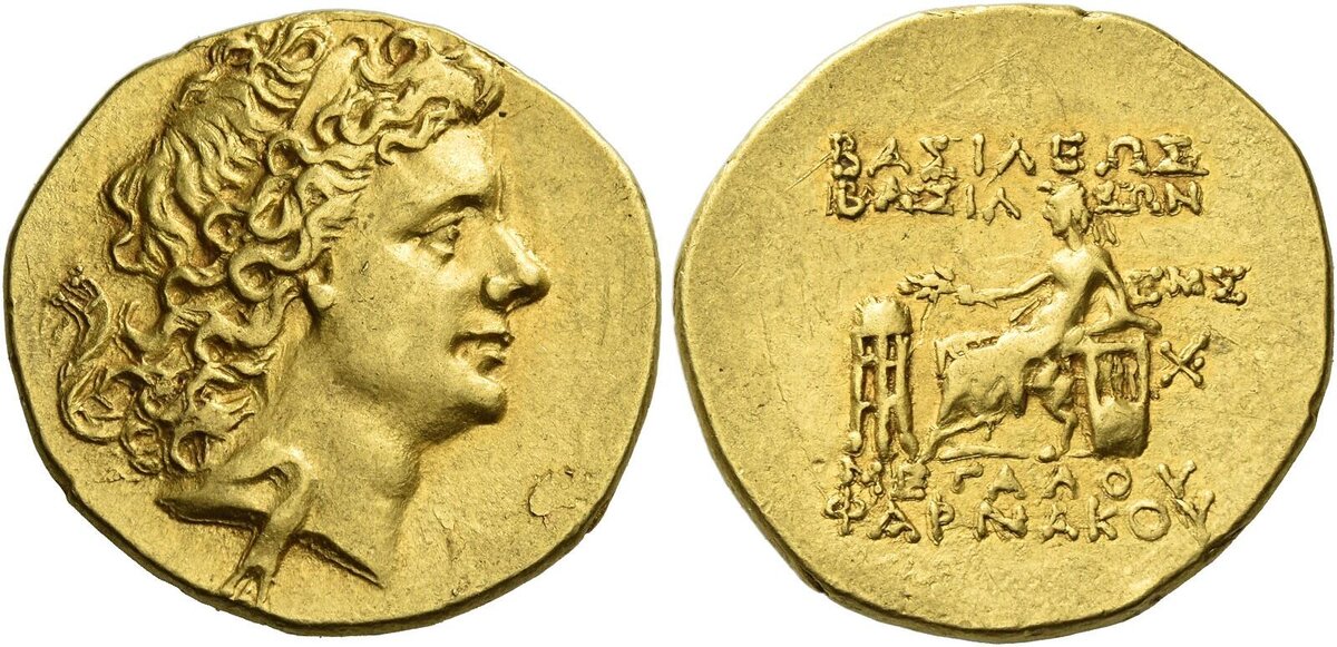 Статер царя Боспора Фарнака. С сайта Numismatica Ars Classica Auction