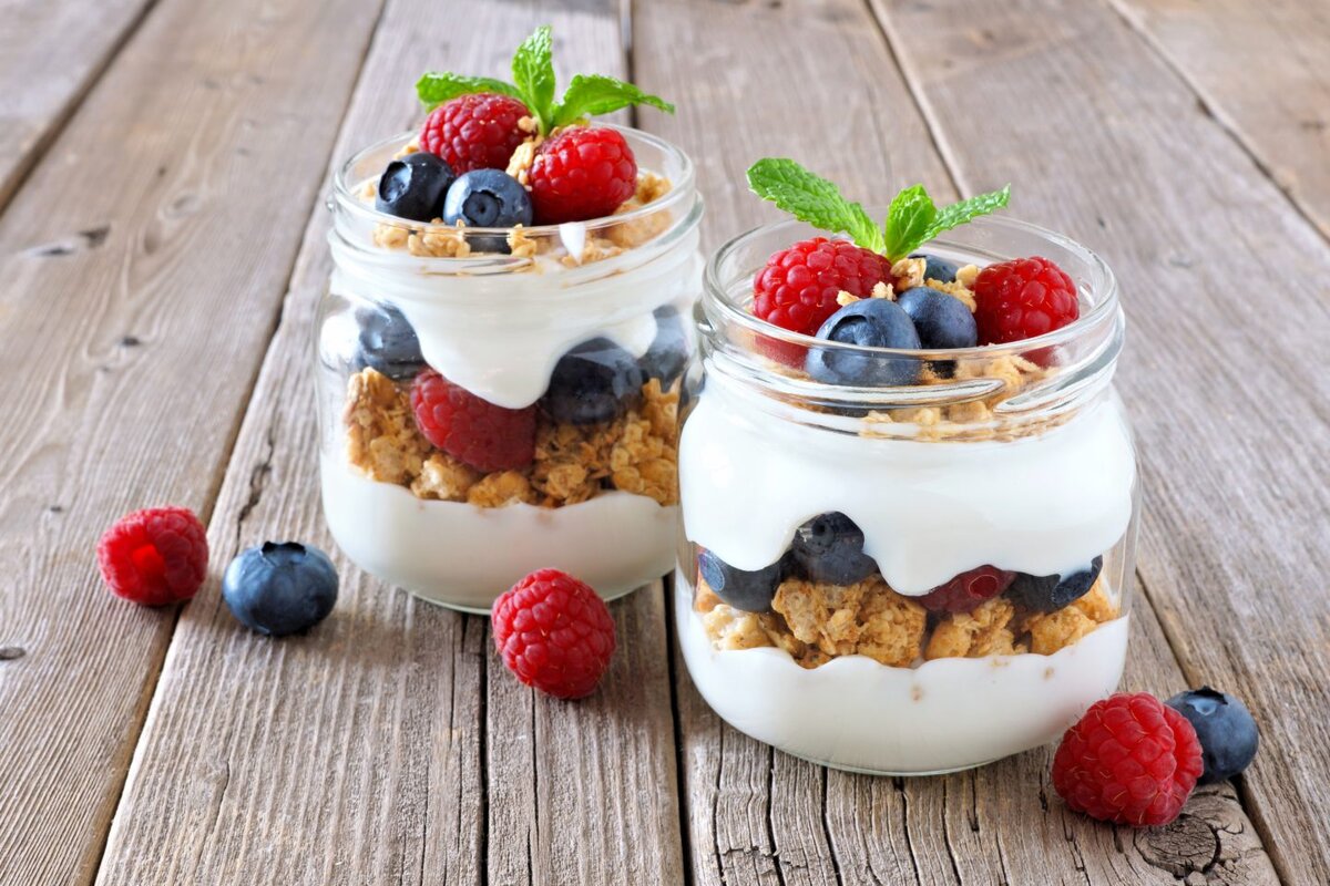 Парфе из йогурта