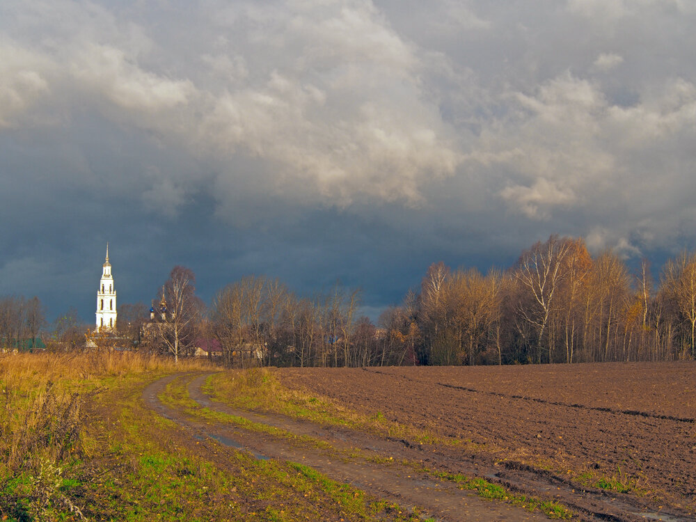 Храмы Бронницы поздняя осень