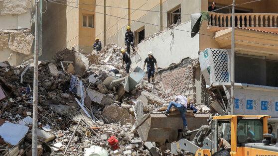    Многоэтажный жилой дом обрушился в Александрии Ирина Петрова