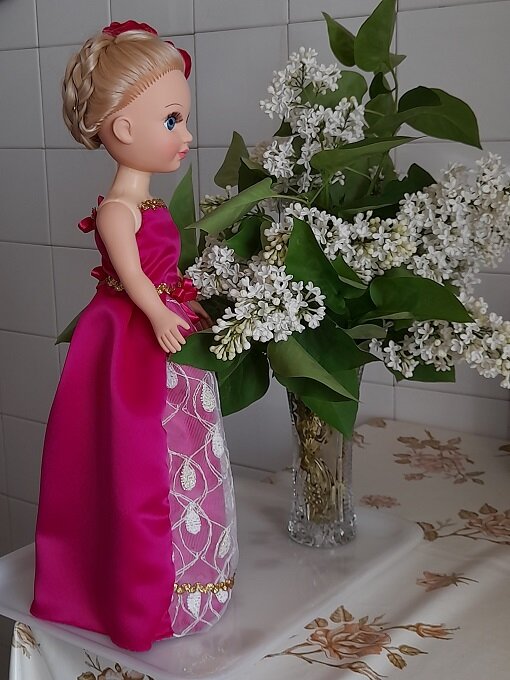 Коллекция "Цветочная энтропия". Наряд №5. "Королевский пион". Июнь, 2023. 