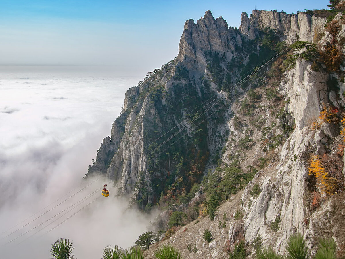 Плато ай Петри канатная