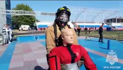 скриншот видео МЧС Тюменской области📷
