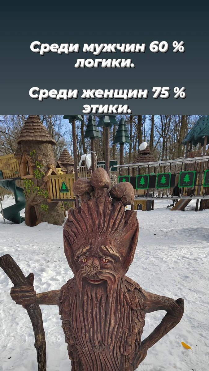 Логики и этики. Фото из парка Дубрава, Николо-Хованское