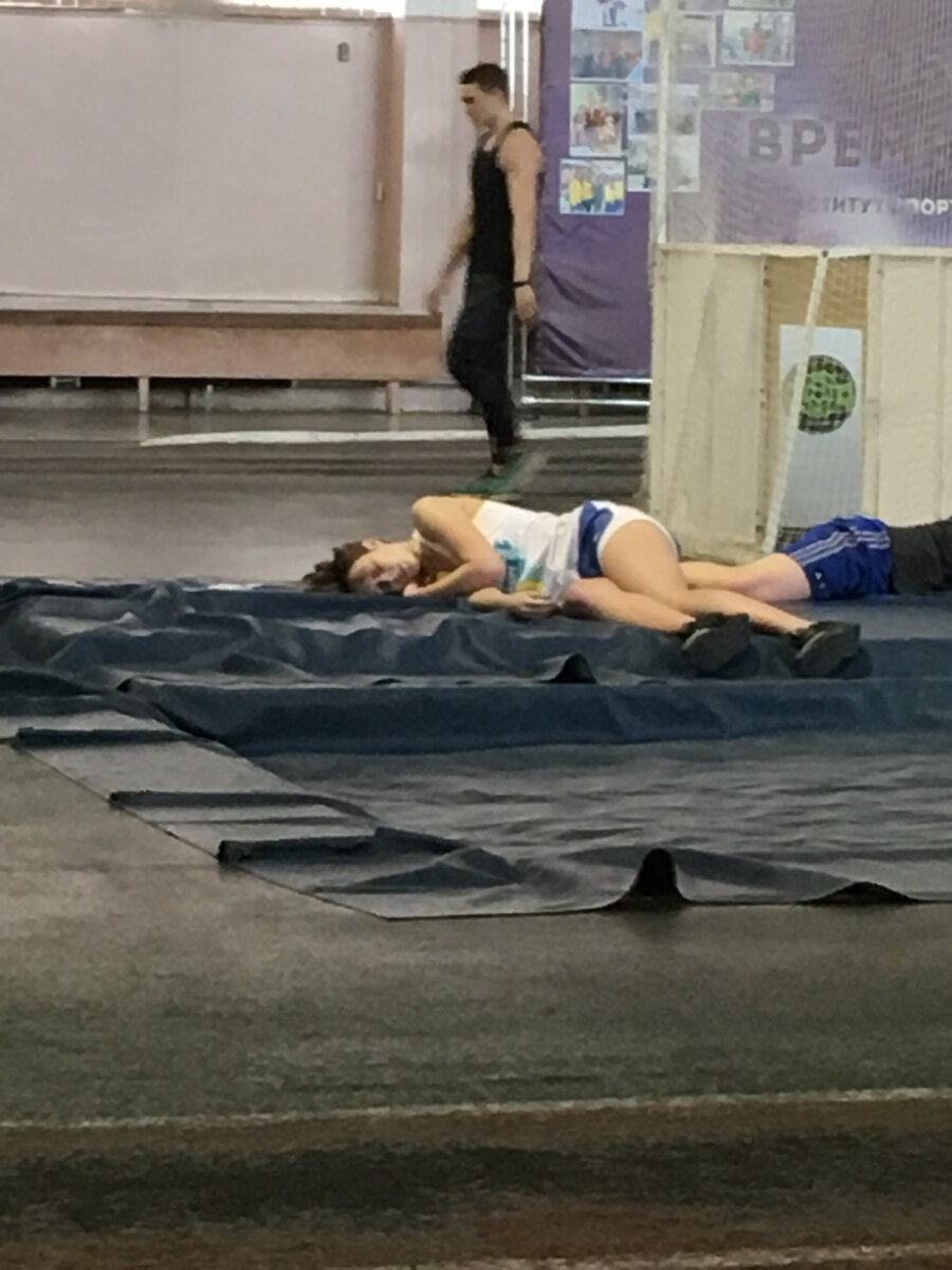 Вот так мы выглядели после тяжелой тренировки