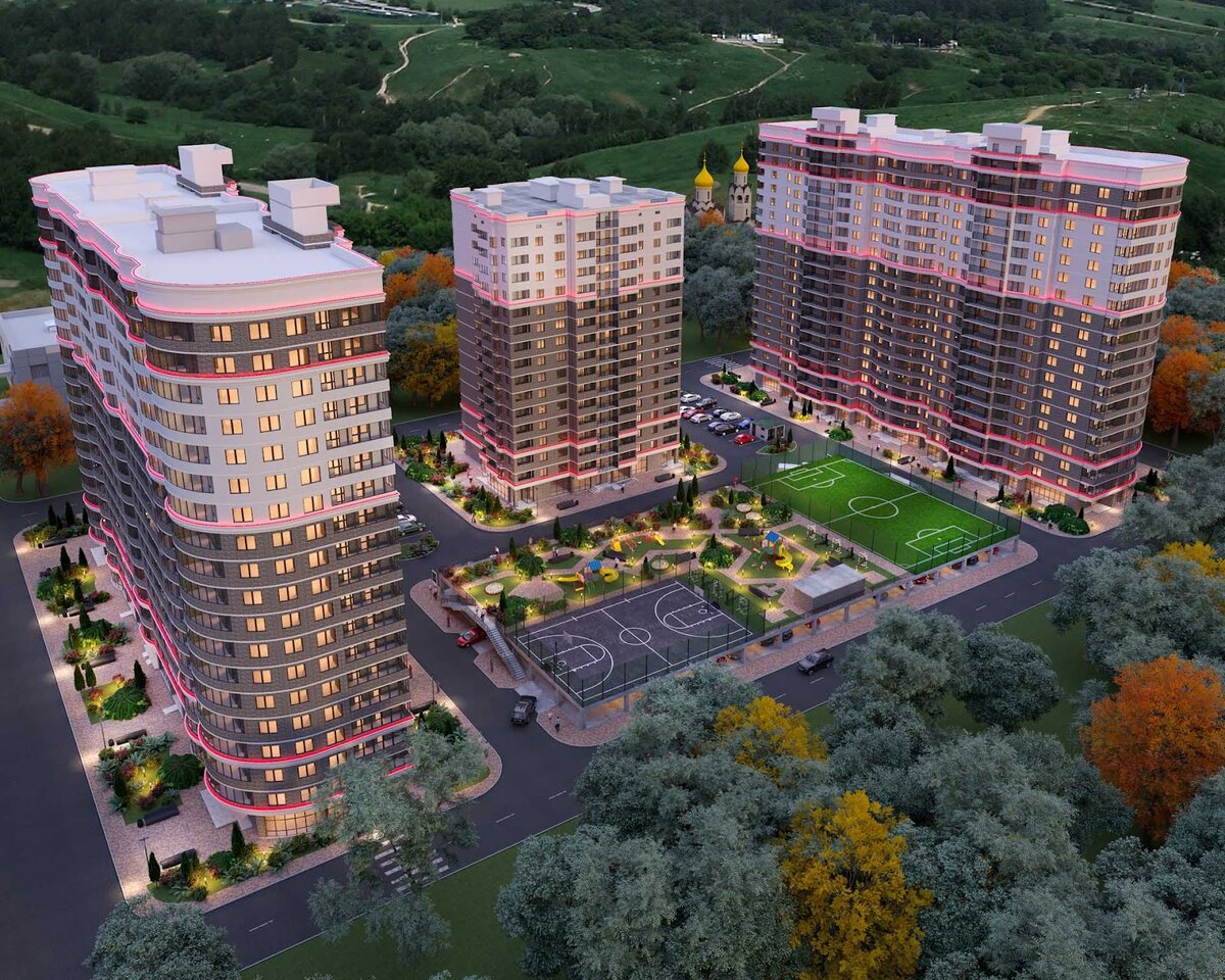 Расположение домов. Фото с сайта наш.дом.рф: https://clck.ru/3FSNLs