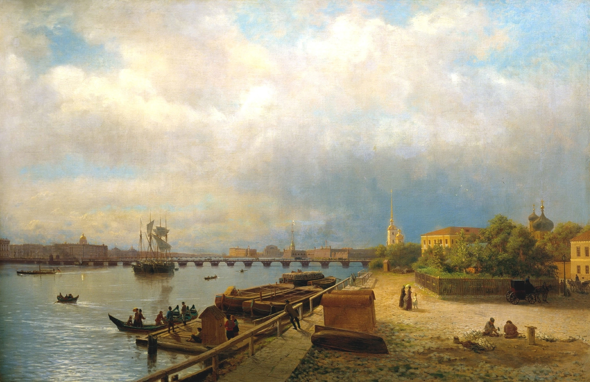 Санкт-Петербург в 1859 году, художник Л. Ф. Лагорио https://vk.cc/cpjC1N