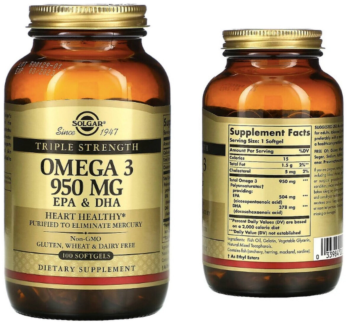 Omega 3 капсулы solgar triple strength. Solgar Omega 3 950. "Тройная Омега-3 950 мг ЭПК И ДГК" ("Triple strength Omega-3 950 MG EPA & DHA Softgels") Solgar. Solgar Omega 3 950 MG состав. Solgar тройная Омега-3 950мг.