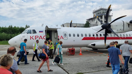 ATR 72 а/к КрасАвиа | Рейс Стрежевой — Томск