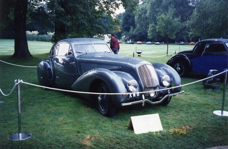 Bentley Embiricos 1938 года производства Pourtout of Paris, прототип Bentley Continental