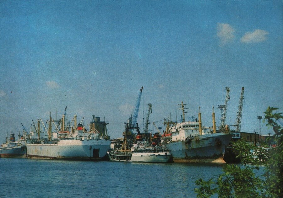 Морской рыбный порт Калининграда в 1970-х годах. Фото с сайта etoretro.ru