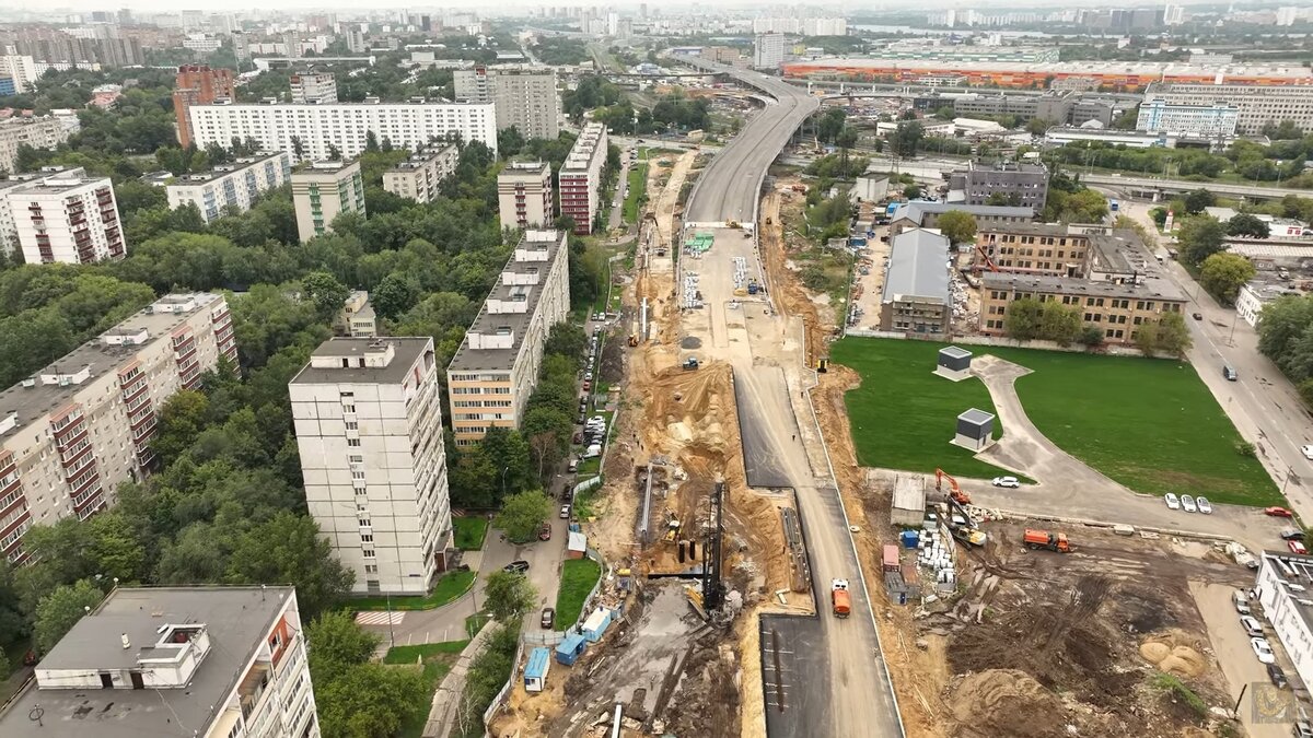 📷 1: Площадка притоннельного сооружения на 🚇 перегоне «Нижегородская» - «Текстильщики» 💍 Большой Кольцевой линии на Грайвороновской улице. Благоустройство территории завершено.