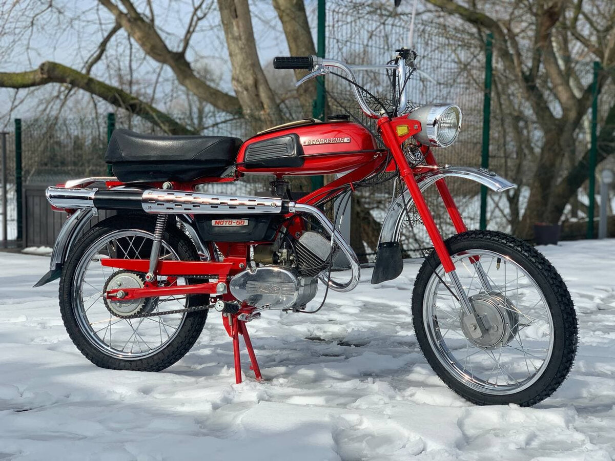 Советский мопед