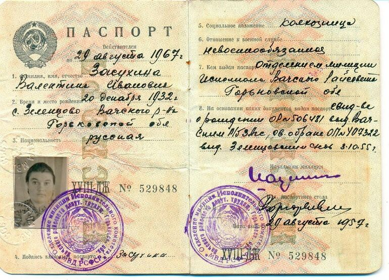 Закон о паспорте ссср образца 1974 года