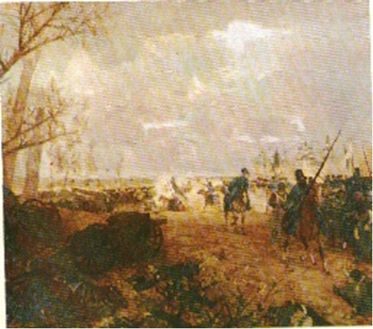 Донцы в бою у Колоцкого монастыря. 19.10.1812 года.