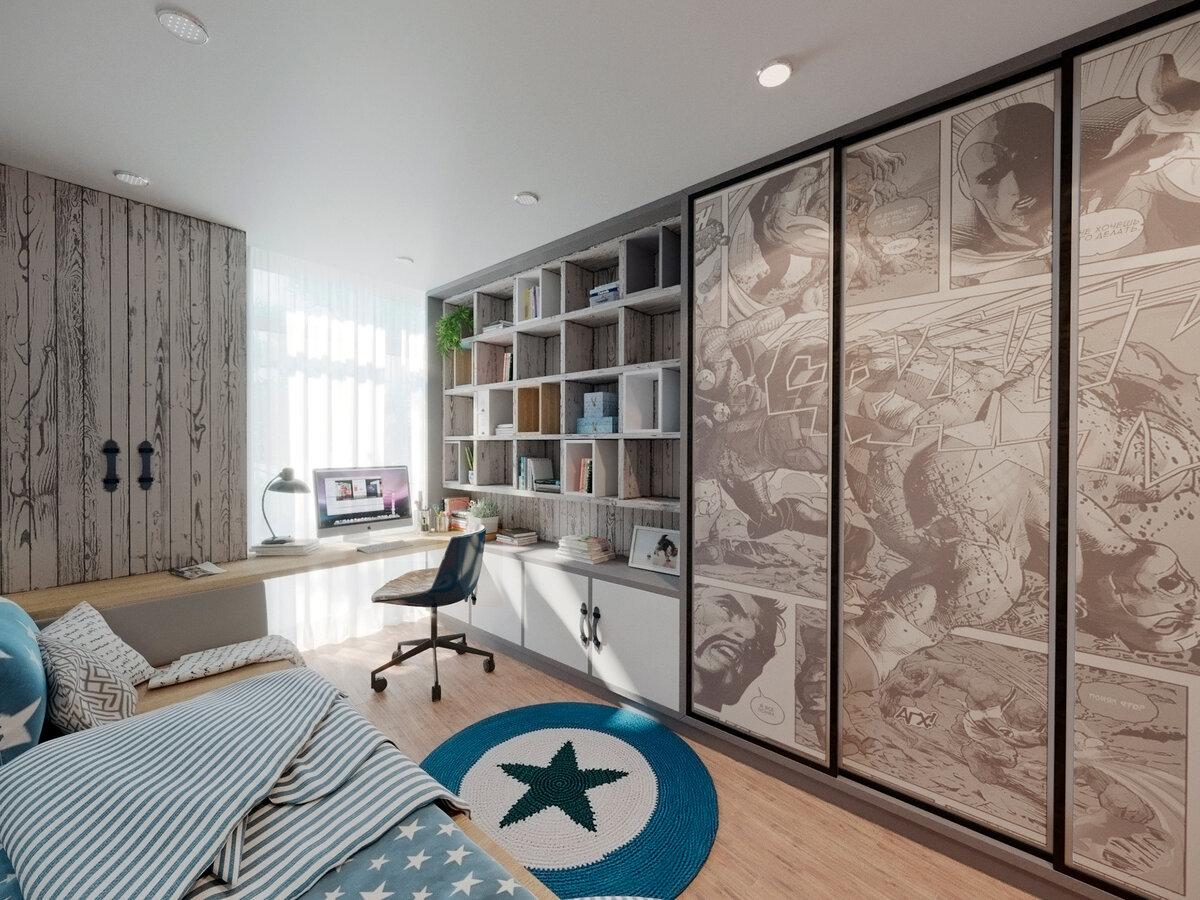 Без излишеств, но очень мило. Приятный, эргономичный интерьер в скандинавском стиле