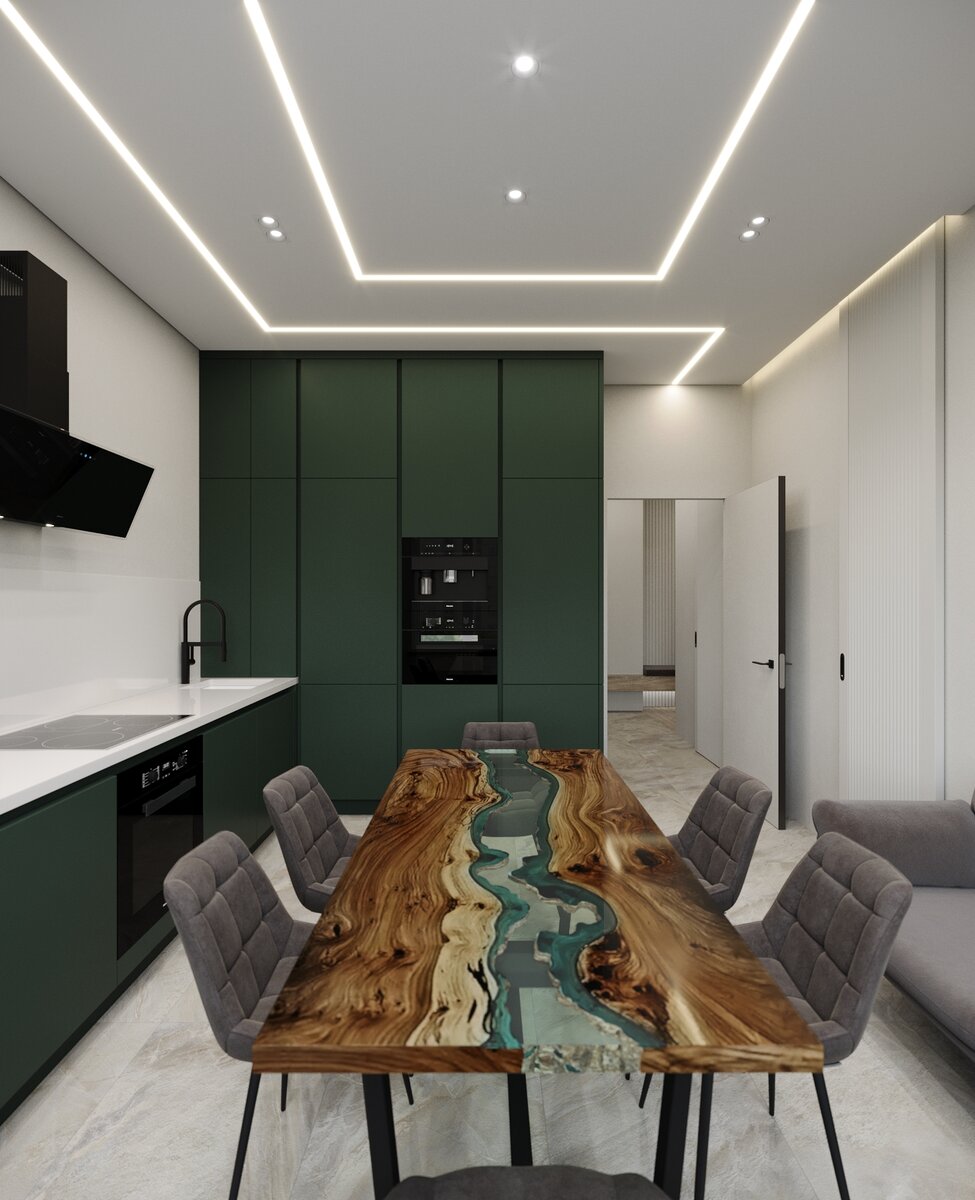 Кухня-столовая | Дизайнер: Кристина Ткач