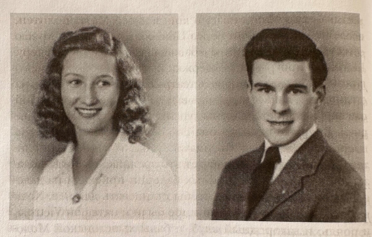 Молодые Мими и Дон Гэлвины на страницах книги