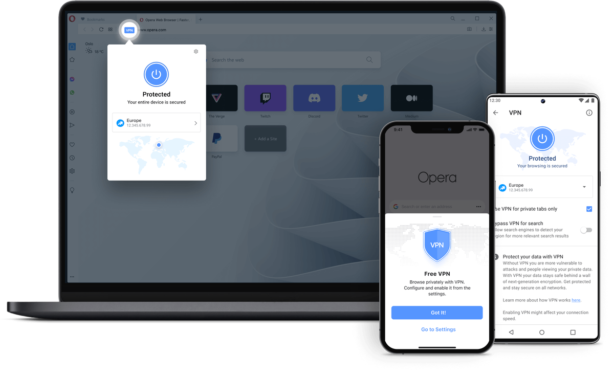 Opera дополнила свой браузер на iOS бесплатным VPN со встроенным  блокировщиком рекламы | Apple SPb Event | Дзен
