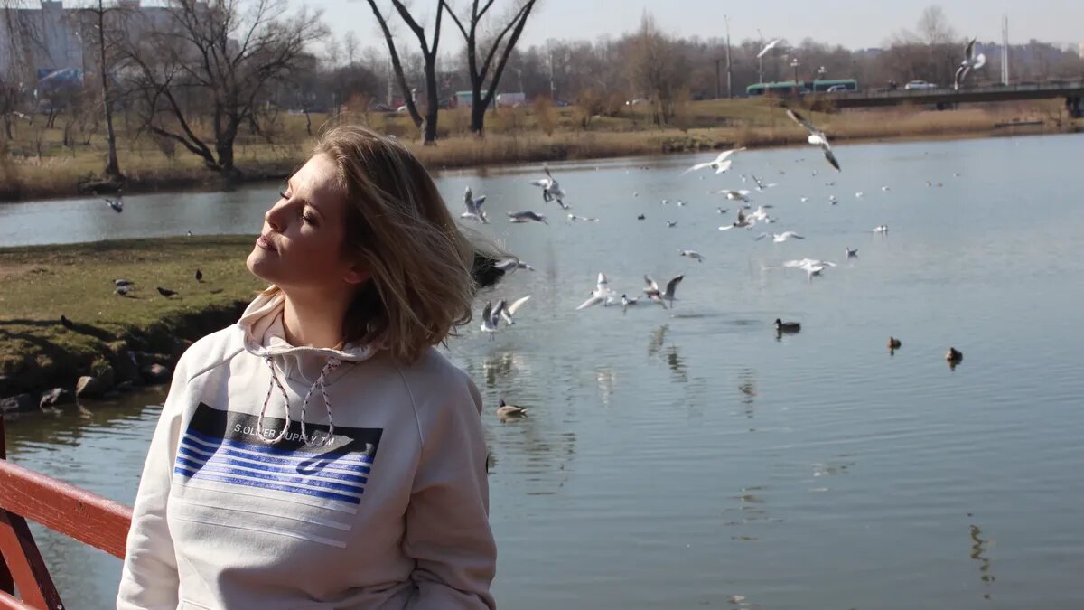 Калинина вдохновляется весной. Фото: vk.com/tatianaastrolog